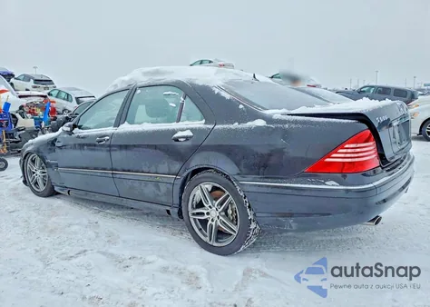 2003 Mercedes-Benz S 600 z USA, uszkodzony, nr VIN WDBNG76JX3A350016